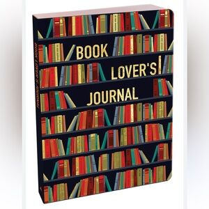 *new* Indigo Book Lover's Journal - Black with Gold and Multicolor Books